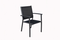 Texilene stacking chair-Stapelsessel-Chaise empilable-Sedia impilabile